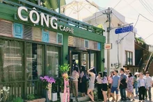 Una cafetería vietnamita en Corea del Sur (Foto: VNA)