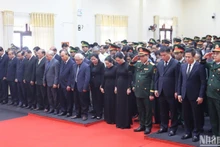Quang Ngai celebra el servicio memorial al expresidente Tran Duc Luong