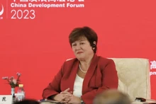 La directora gerente del FMI, Kristalina Georgieva. (Fotografía: Reuters)