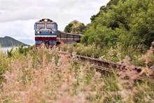 El ferrocarril “Thong Nhat” con itinerario que conecta el Norte y el Sur de Vietnam.