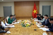 En la reunión. (Foto: baochinhphu.vn)
