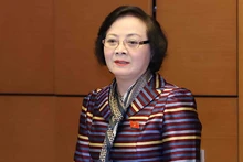 La ministra del Interior, Pham Thi Thanh Tra. (Foto: VNA)