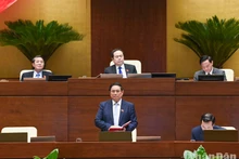 El primer ministro de Vietnam, Pham Minh Chinh, en el octavo período de sesiones de la Asamblea Nacional de la XV legislatura. (Foto: Nhan Dan)