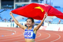 La atleta vietnamita Nguyen Thi Oanh.