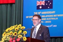 El embajador de Canberra en Hanói, Andrew Goledzinowski (Fotografía: VNA)