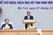 El primer ministro de Vietnam, Pham Minh Chinh, preside la conferencia. (Foto: Nhan Dan)