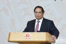 El primer ministro de Vietnam, Pham Minh Chinh, habla en el evento. (Foto: Nhan Dan)