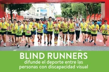 Blind Runners difunde el deporte entre las personas con discapacidad visual