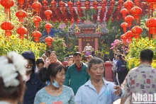 [Foto] Numerosos pobladores de Ciudad Ho Chi Minh visitan la Pagoda Ngoc Hoang a principios de año