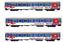 “El Tren Unificado”, diseñado exclusivamente para celebrar los 50 años de la Liberación del Sur y la Reunificación Nacional (30 de abril). (Foto: VNR)