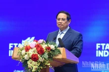 El primer ministro de Vietnam, Pham Minh Chinh, en el evento (Foto: Nhan Dan)