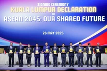 Dirigentes de los países miembros de la Asean. (Foto: VGP)