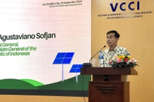El cónsul general de Indonesia en Ciudad Ho Chi Minh, Agustaviano Sofjan, en el evento. (Foto: VNA)