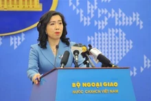 La portavoz de la Cancillería de Vietnam, Le Thi Thu Hang (Fotografía: VNA)