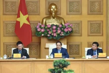 [Foto] Premier vietnamita se reúne con representantes de empresas estadounidense