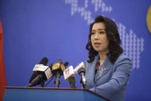 La portavoz de la Cancillería de Vietnam, Le Thi Thu Hang. (Fotografía: VOV)
