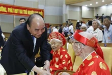 El presidente de Vietnam, Nguyen Xuan Phuc, en el evento. (Fotografía: VNA)