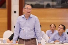 El teniente general To An Xo, jefe de Oficina y portavoz del Ministerio de Seguridad Pública de Vietnam, habla en el evento. (Fotografía: VNA)