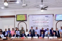 La delegación de la ciudad de Da Nang en India. (Fotografía: thoidai.com.vn) 