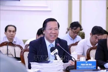 El presidente del Comité Popular de Ciudad Ho Chi Minh, Phan Van Mai (Fotografía: VNA)