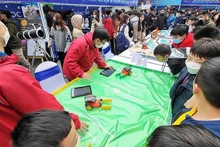 En el evento.