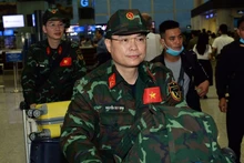 [Foto] Delegación del Ejército Popular de Vietnam antes de partir en misión a Turquía