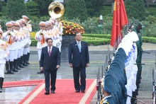 En la ceremonia (Foto: Nhan Dan)