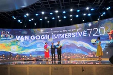 La inauguración del espacio de representación artística “Van Gogh Immersive 720” (Foto: VNA)