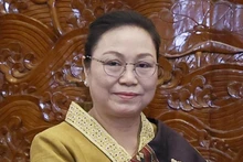 La embajadora laosiana en Vietnam, Khamphao Ernthavanh (Foto: VNA)