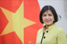 La embajadora Le Thi Tuyet Mai, representante permanente de Vietnam ante la ONU, la Organización Mundial del Comercio y otras instituciones internacionales en Ginebra (Fotografía: VNA)