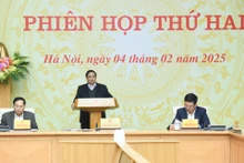 [Foto] Premier vietnamita preside segunda reunión del Comité Directivo para la construcción de la central nuclear