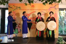 Una presentación de canto tradicional vietnamita en el evento (Foto: VNA)
