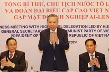 El secretario general del Partido Comunista y presidente de Vietnam, To Lam, en el evento.