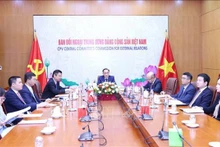 La parte de Vietnam en la reunión (Foto: VNA)