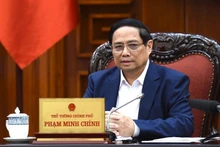 El primer ministro de Vietnam, Pham Minh Chinh, en el evento.