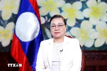 La embajadora de Laos en Vietnam, Khamphao Ernthavanh (Foto: VNA)