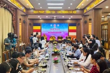 Panorama de la rueda de prensa. (Foto: VNA)