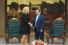 [Foto] Premier vietnamita recibe a presidenta del grupo sueco Syre