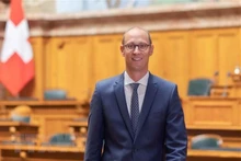 El presidente del Consejo Nacional (Cámara Baja) de Suiza, Martin Candinas. (Fotografía: VNA)