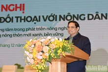 El primer ministro de Vietnam, Pham Minh Chinh, en el evento.
