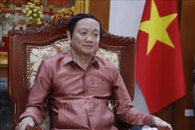 El embajador de Vietnam en Laos, Nguyen Ba Hung (Foto: VNA)
