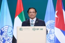 El primer ministro de Vietnam, Pham Minh Chinh, asiste a la Cumbre del Grupo de los 77 y China sobre Cambio Climático. (Foto: VNA)