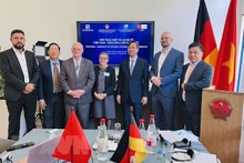 Delegados asistentes a la Conferencia de Cooperación Económica Vietnam-Alemania 2022 en Frankfurt. (Fuente: VNA)