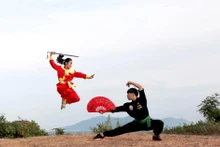 Protegen y promueven las artes marciales tradicionales de Binh Dinh. (Foto: baovanhoa.vn)