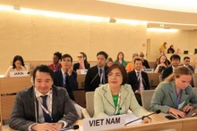 La delegación de Vietnam (Fotografía: VNA)