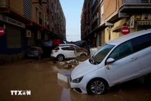 Inundaciones en España. (Foto: Xinhua/VNA)