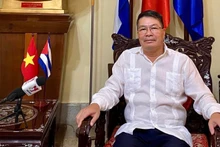 El embajador de Hanói acreditado en La Habana, Le Thanh Tung. (Fotografía: VNA)
