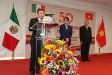 El embajador de Vietnam en México, Nguyen Van Hai, interviene en la cita (Foto: VNA)