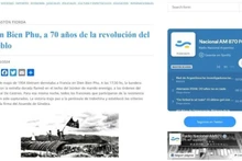 Radio Nacional Argentina publica el artículo para recuerdar de la victoria de Dien Bien Phu. (Foto: VNA)