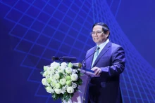 El primer ministro vietnamita, Pham Minh Chinh, en el evento (Fotografía: VNA)